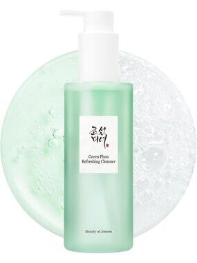 Refreshing Green Plum Cleanser Gel - Deep Pore Face Wash for All Skin Types